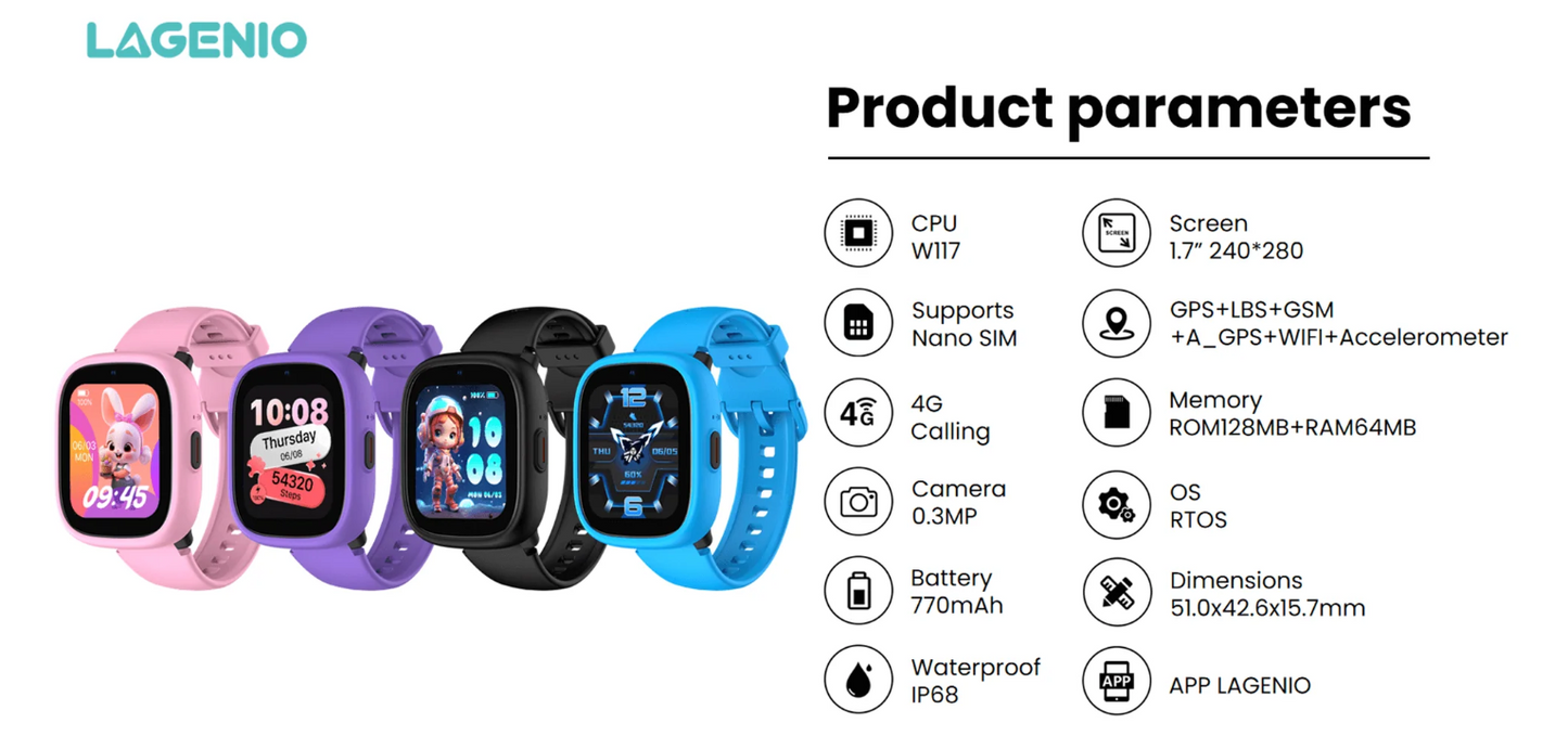 Lagenio K3 Smart Watch