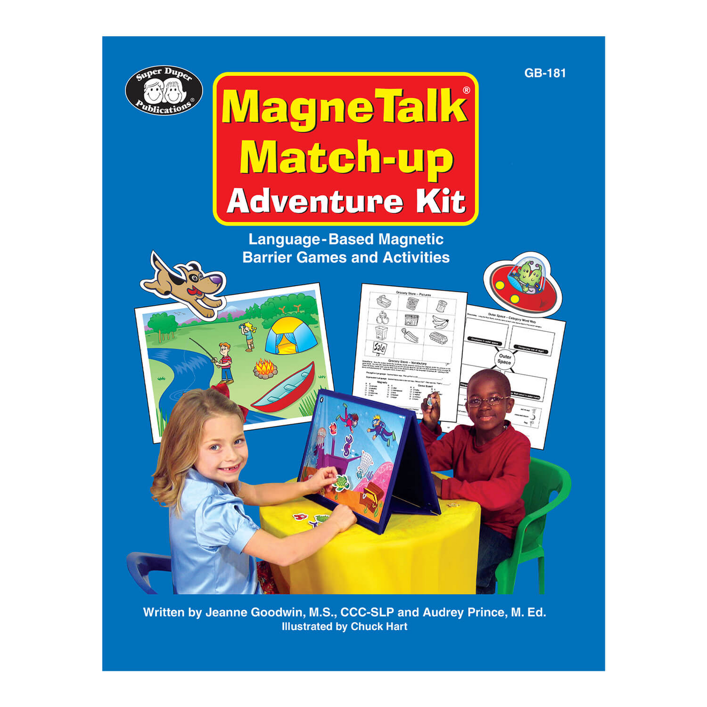 Magnetalk Match Up Adventure Kit with Barrier Game Board Stand