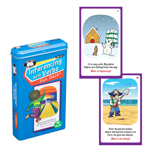 Inferencing with Verbs Fun Deck