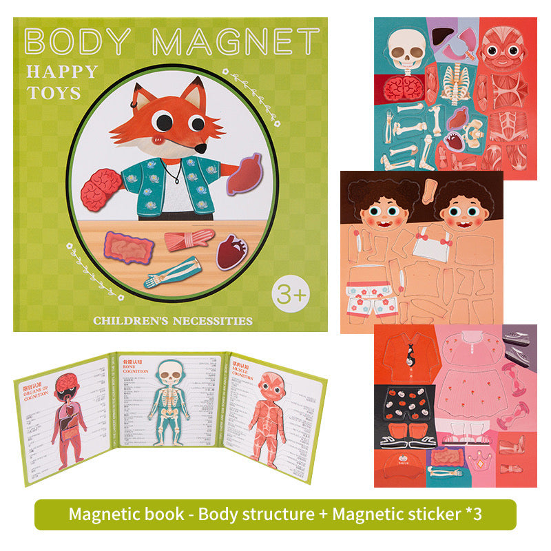 Magnetic Puzzle and Matching Book