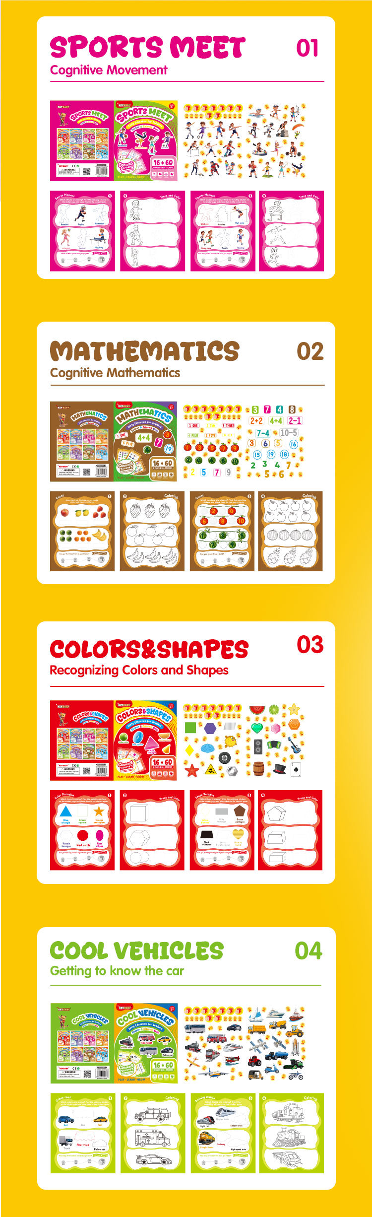 Early Education Sticker Book