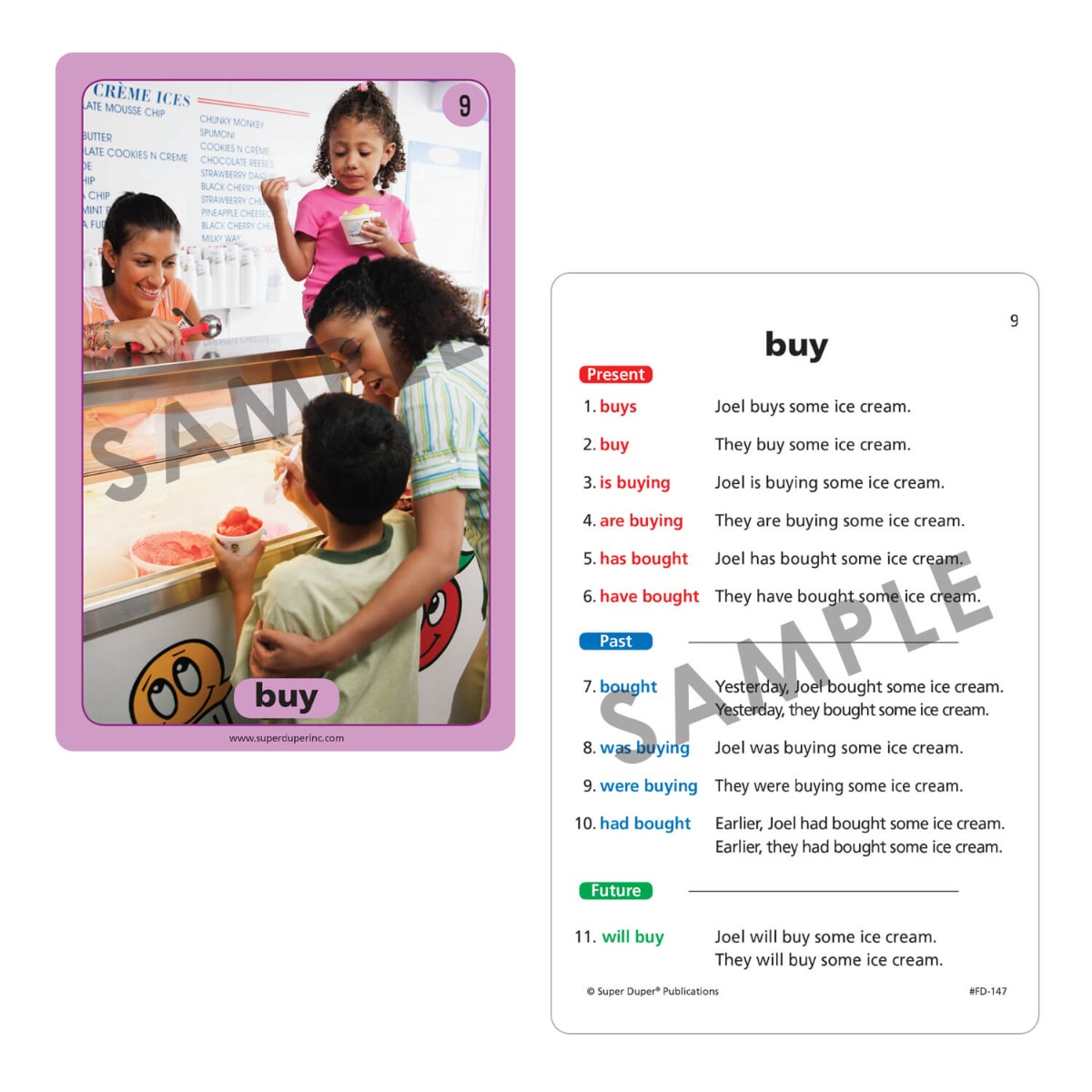 Irregular Verbs in Sentences Fun Deck