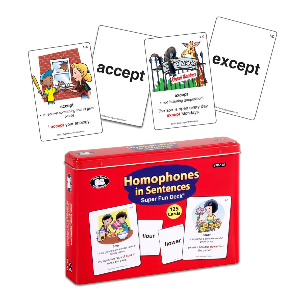 Homophones in Sentences Fun Deck