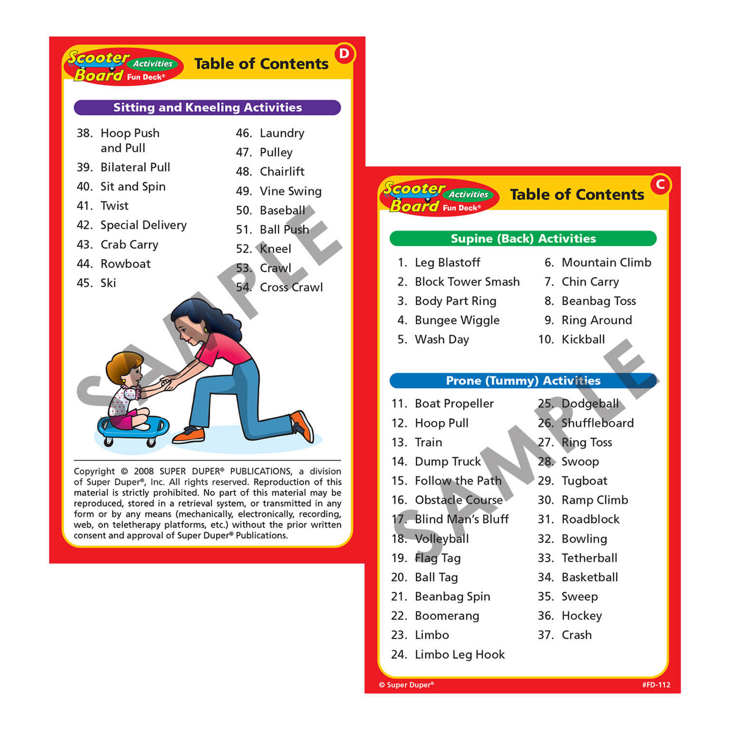 Scooter Board Activities Fun Deck