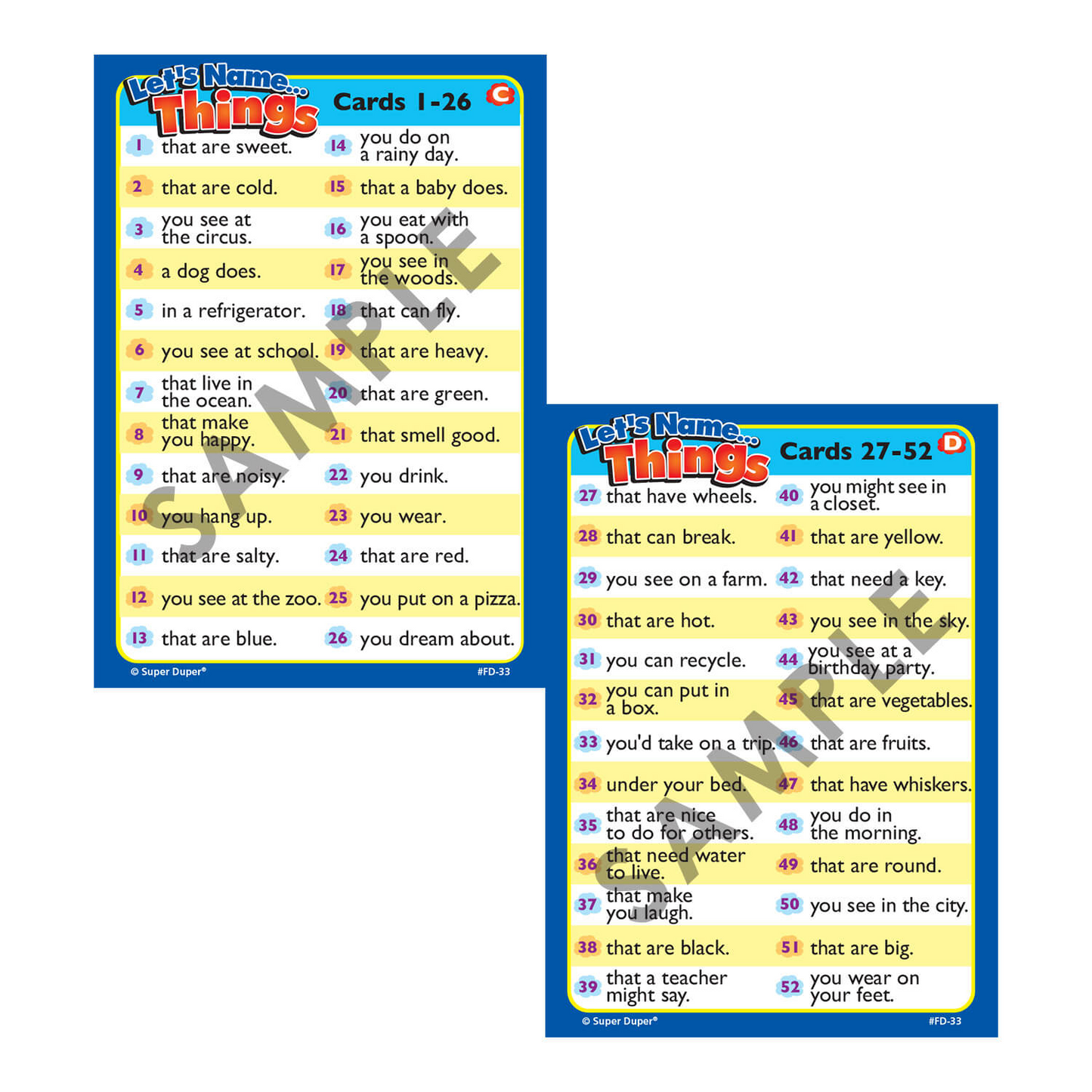 Let’s Name… Things Fun Deck
