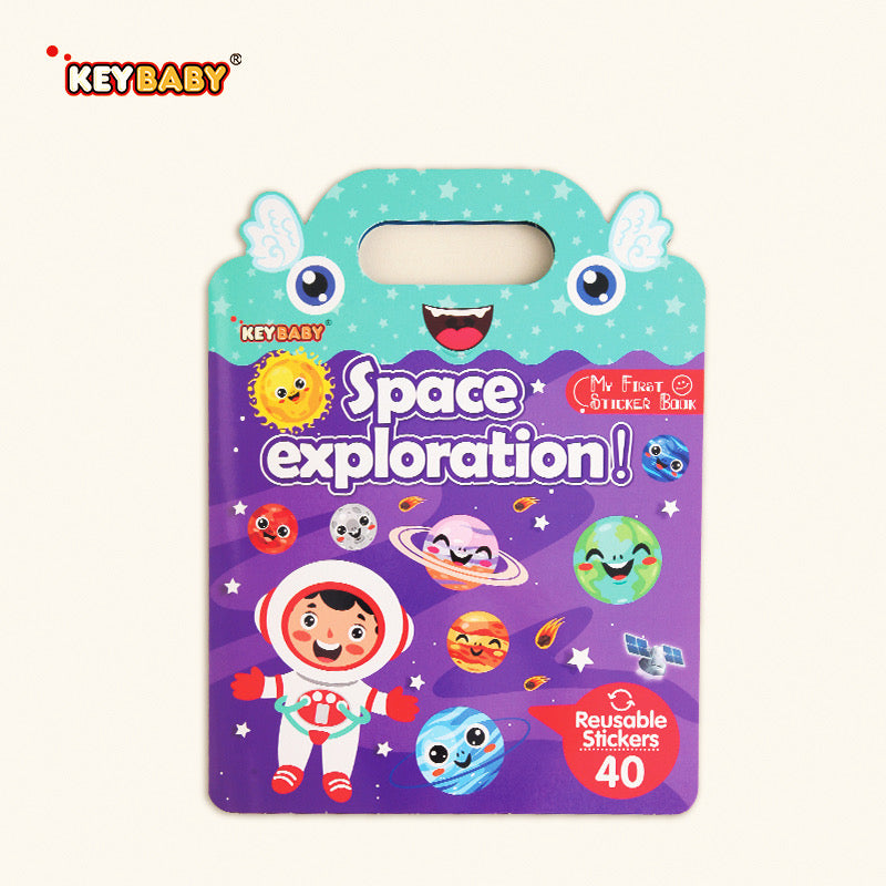 Jelly Sticker Book – Reusable, Fun & Educational (8 Designs)