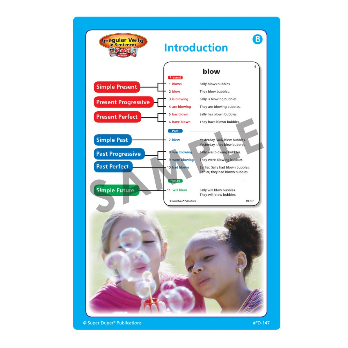 Irregular Verbs in Sentences Fun Deck