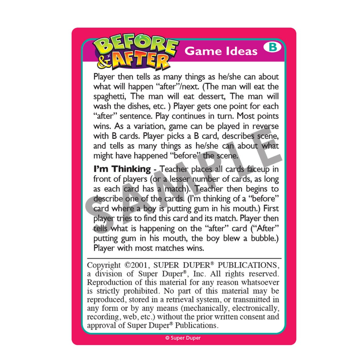 Before and After Fun Deck