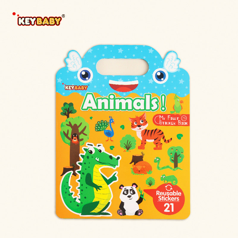 Jelly Sticker Book – Reusable, Fun & Educational (8 Designs)
