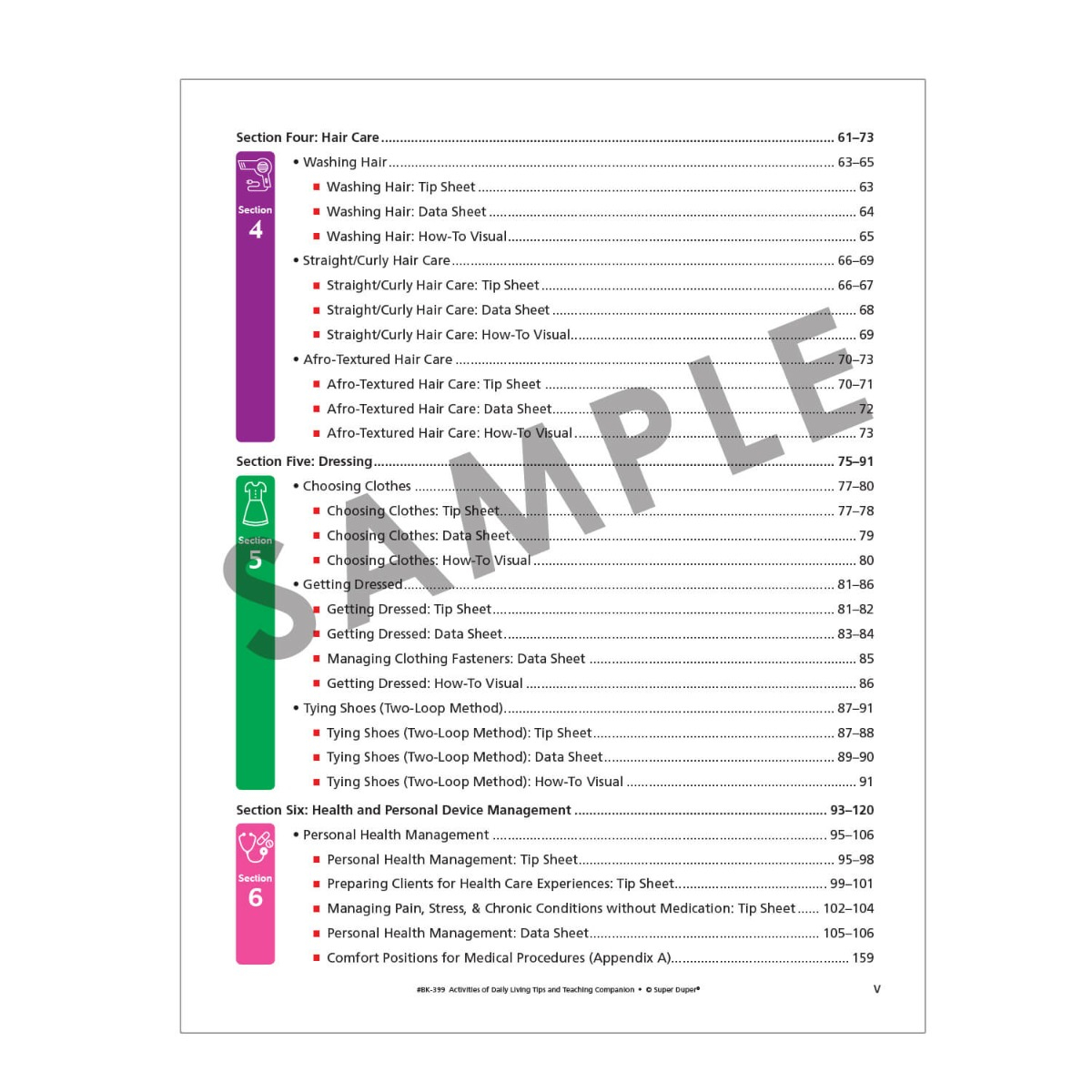 Webber Activities of Daily Living Tips and Teaching Companion