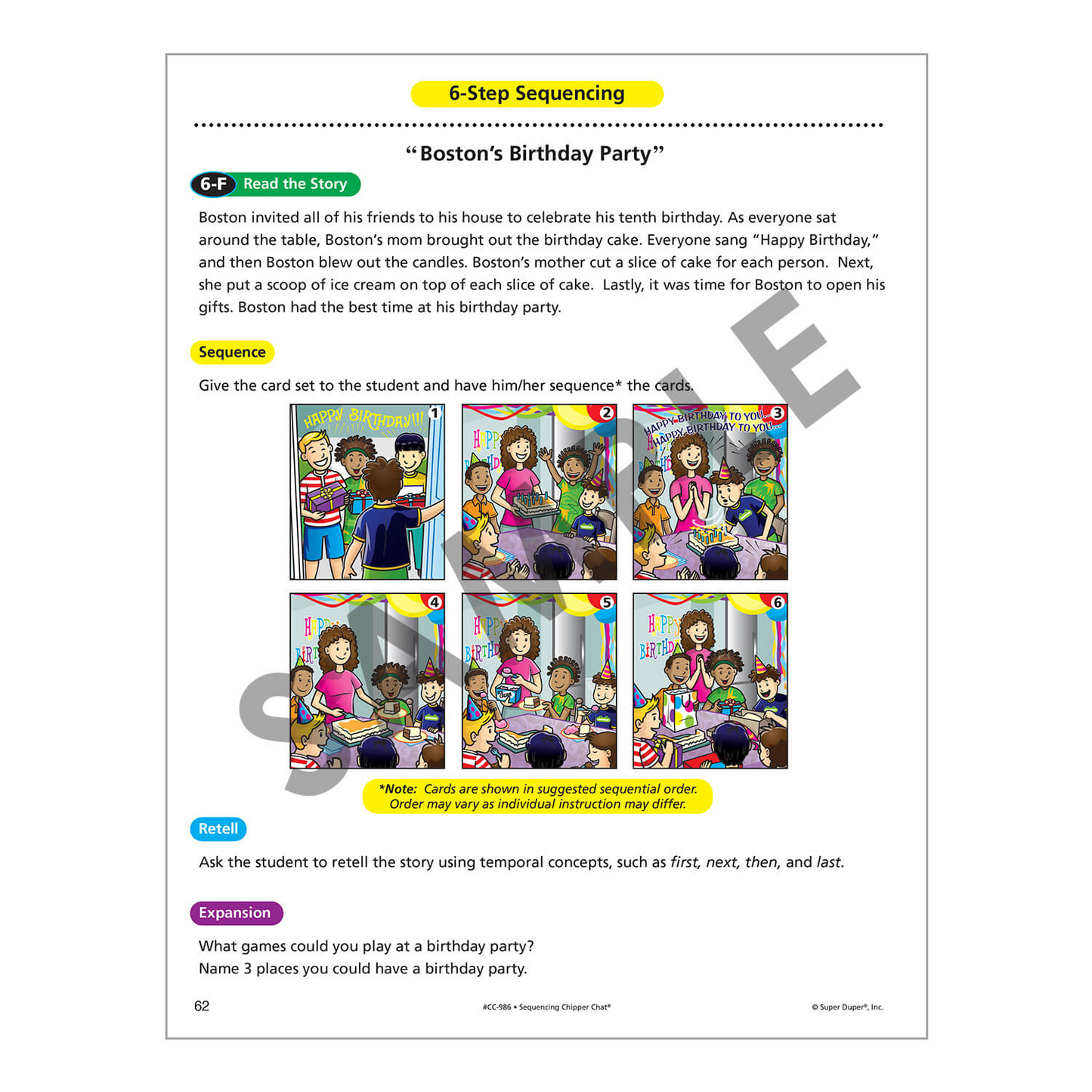 Sequencing Chipper Chat