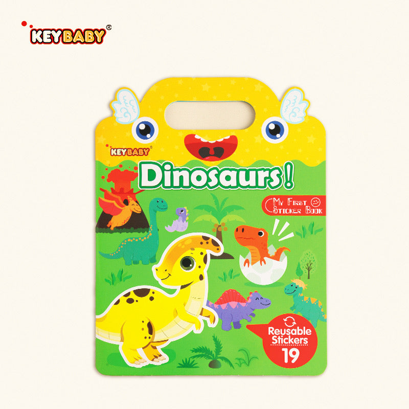 Jelly Sticker Book – Reusable, Fun & Educational (8 Designs)