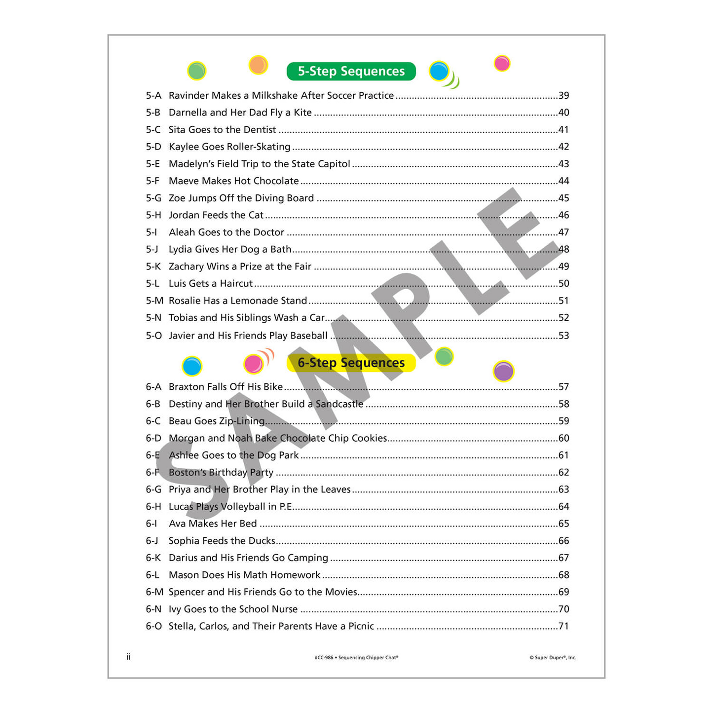 Sequencing Chipper Chat