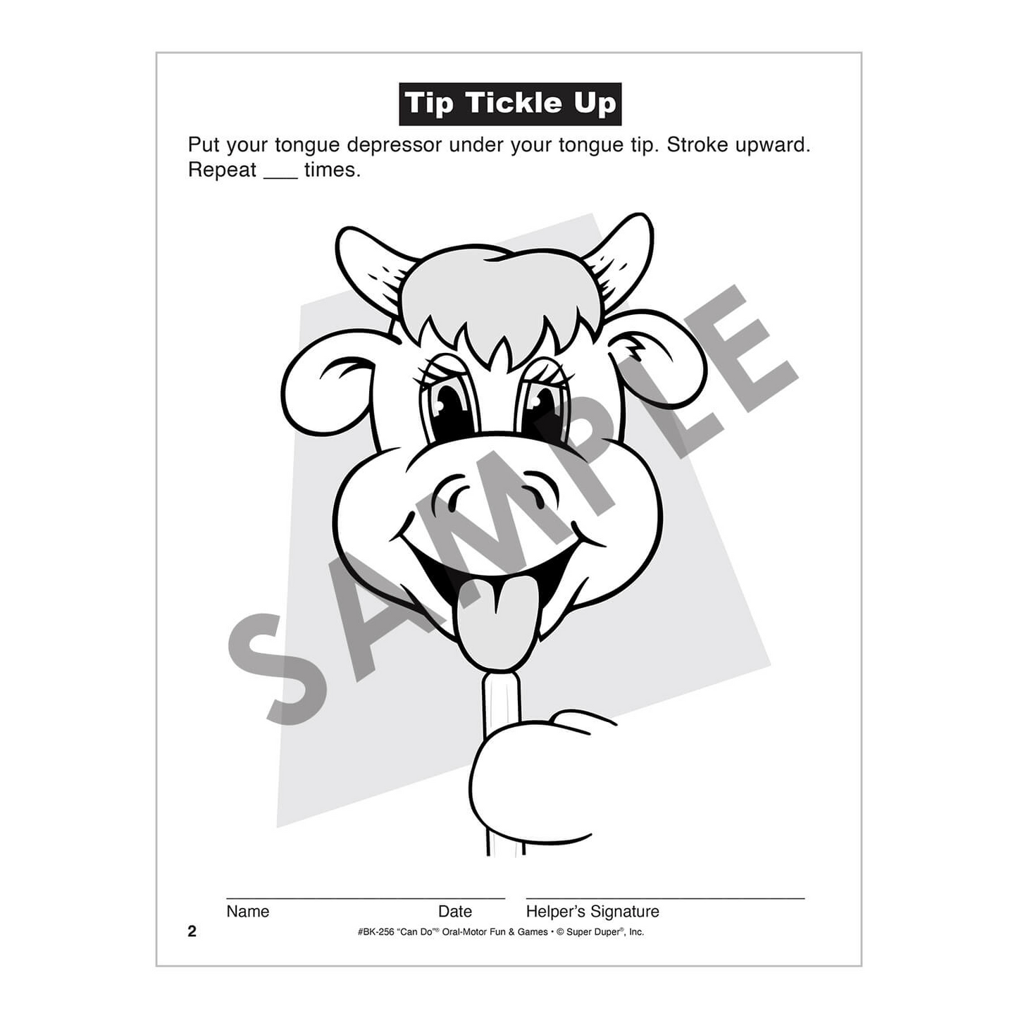 Can Do Oral-Motor Fun and Games