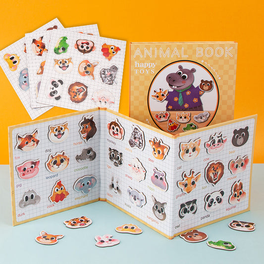 Magnetic Puzzle and Matching Book