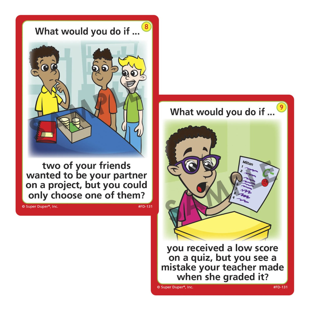 What Would You Do At School If… Fun Deck