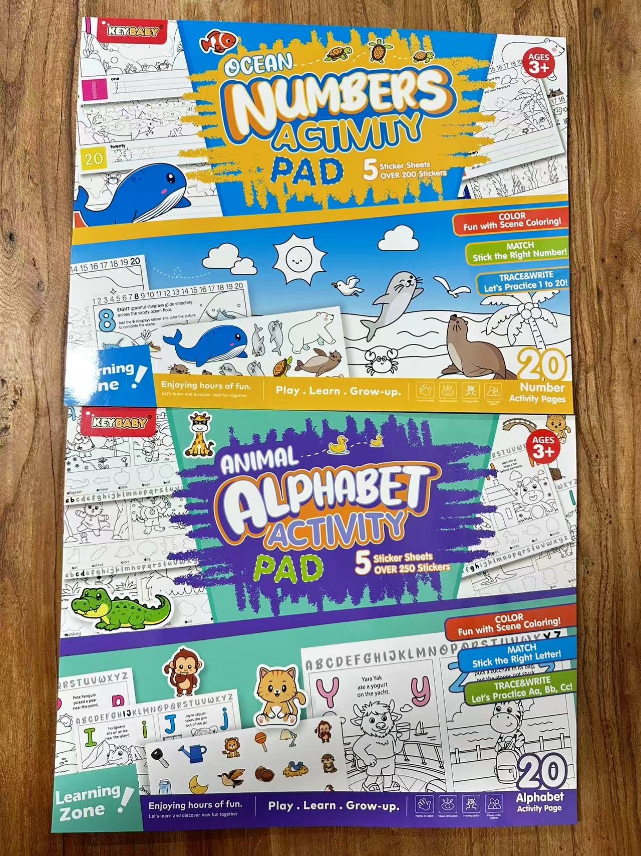 Keybaby Activity Pad – Numbers & Alphabet (Ages 3+)