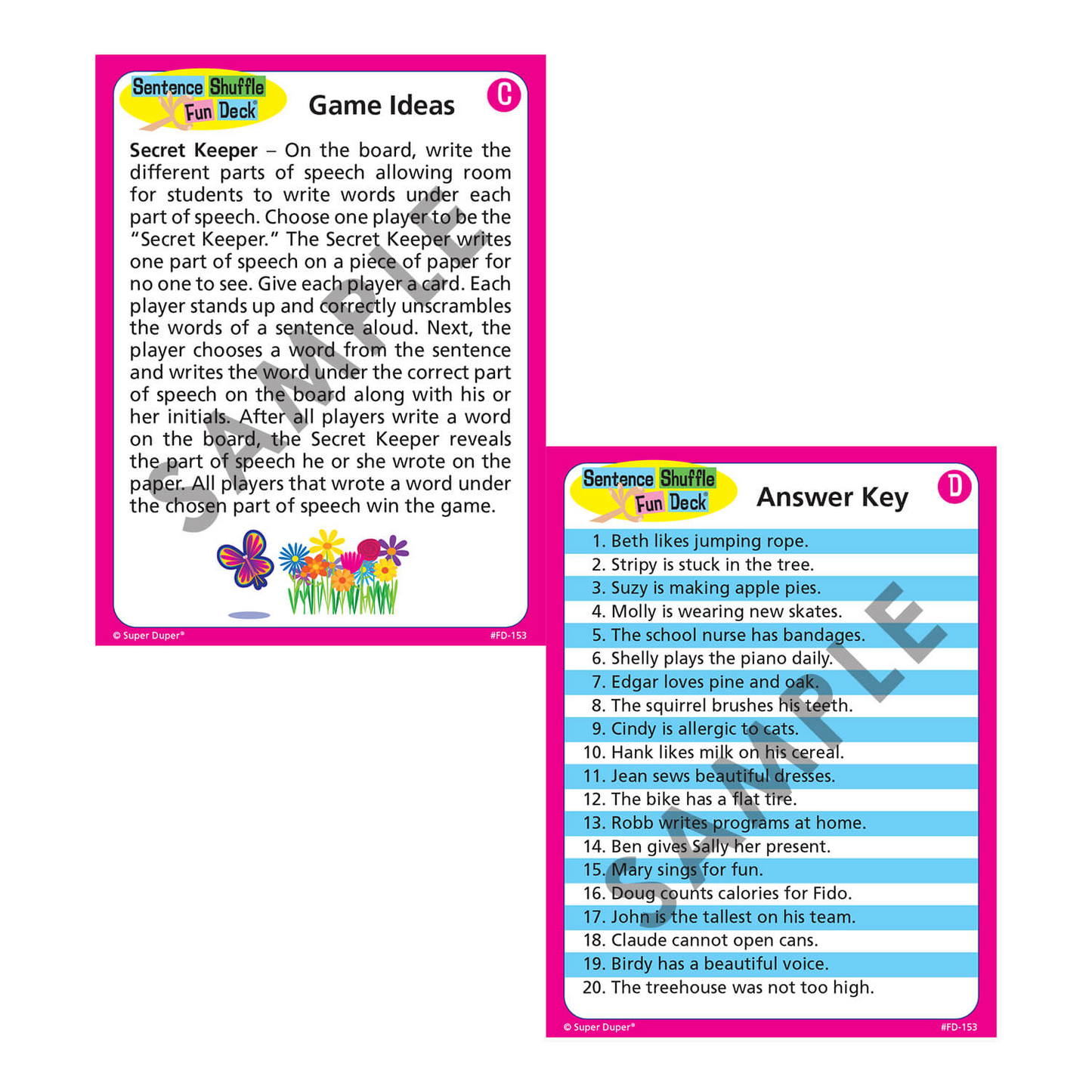 Sentence Shuffle Fun Deck