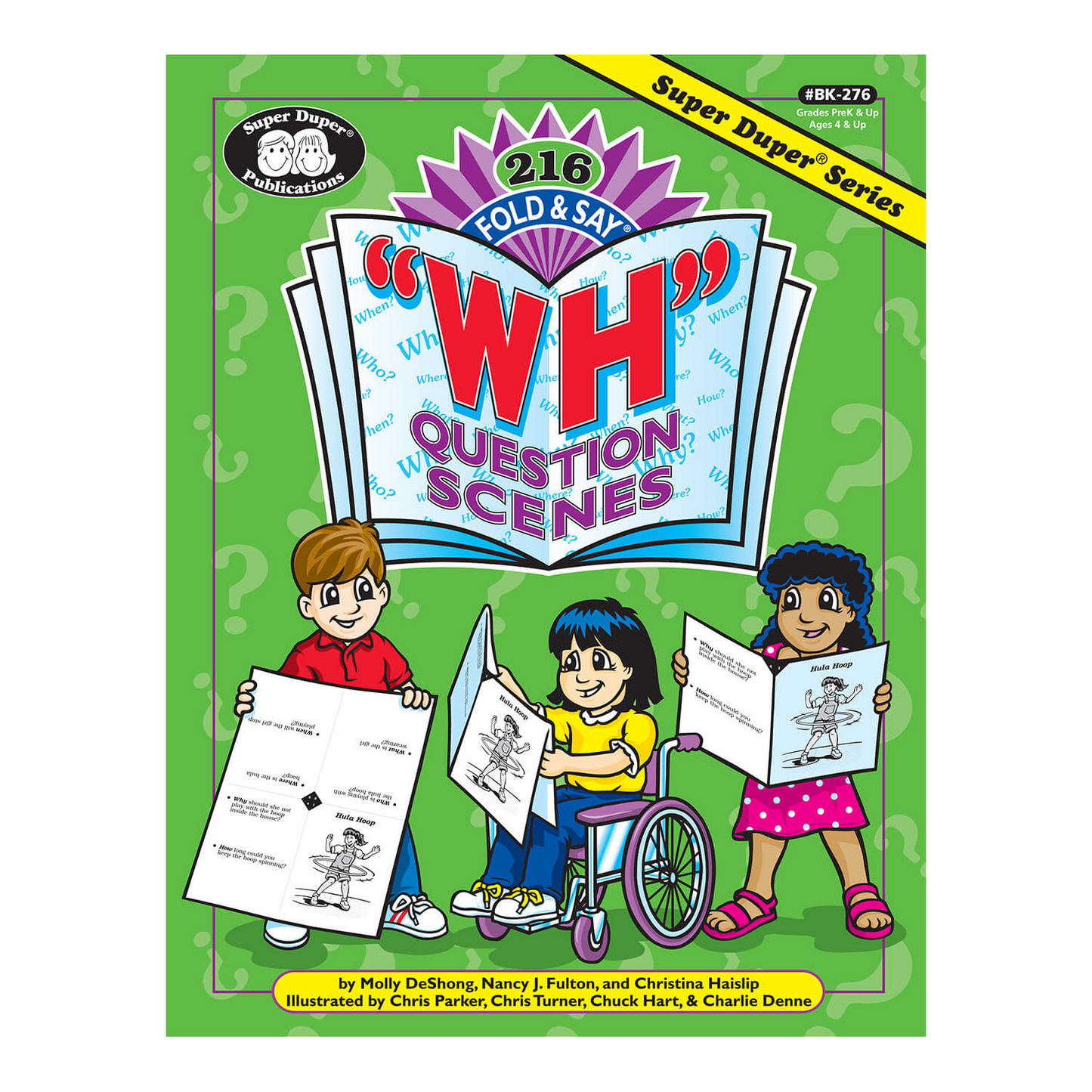 216 Fold & Say WH Question Scenes