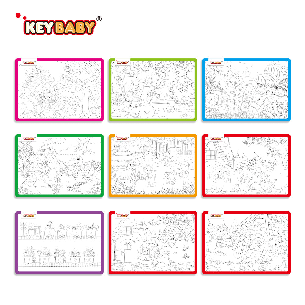 Drawing Placemat with Erasable/Washable Markers