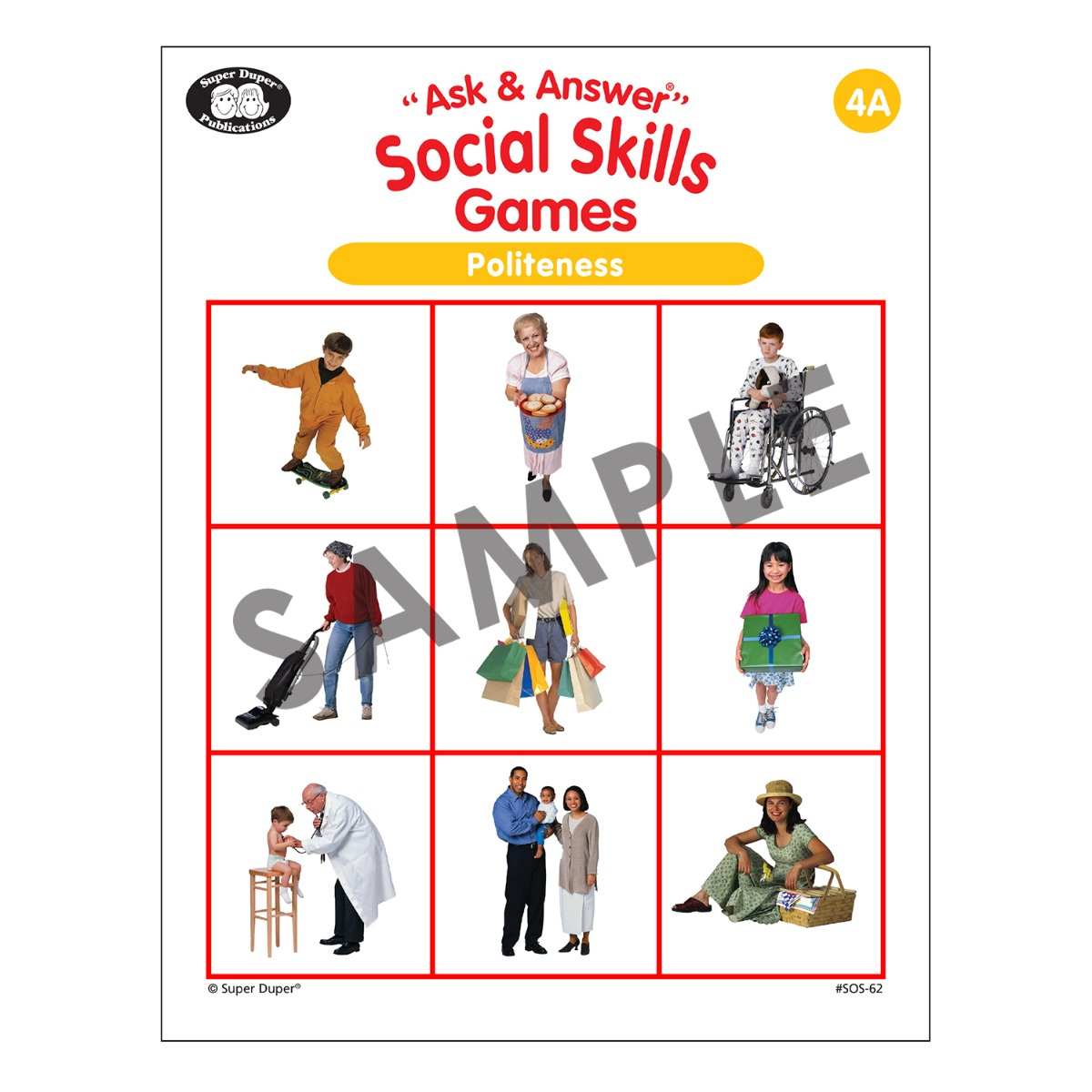 Ask and Answer Social Skills Games