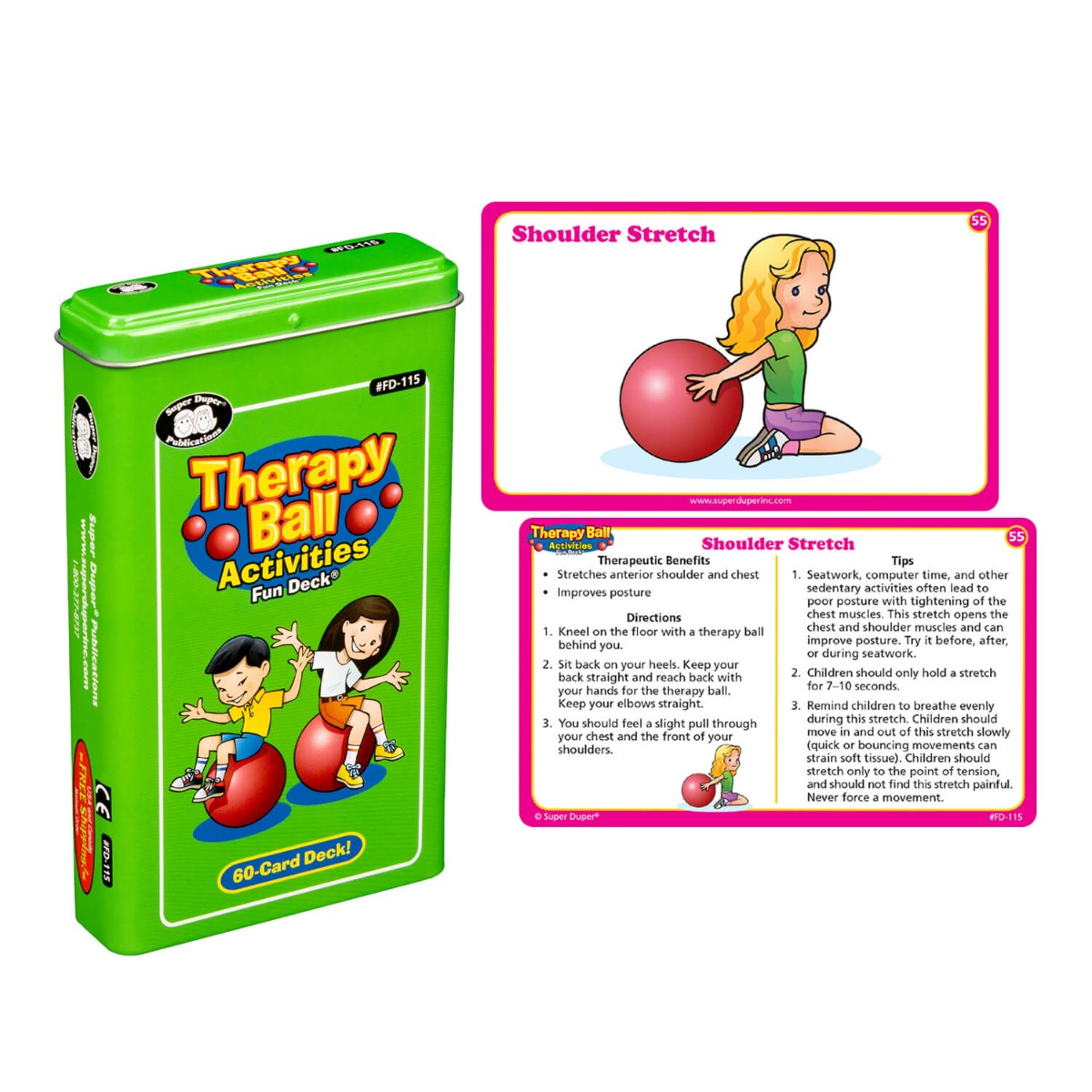 Therapy Ball Activities Fun Deck