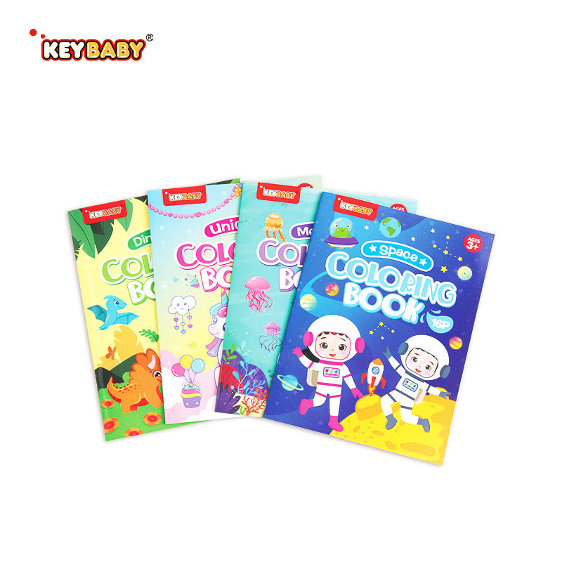 Kids’ Coloring Book – 16 Pages of Fun & Creativity (4 Designs)