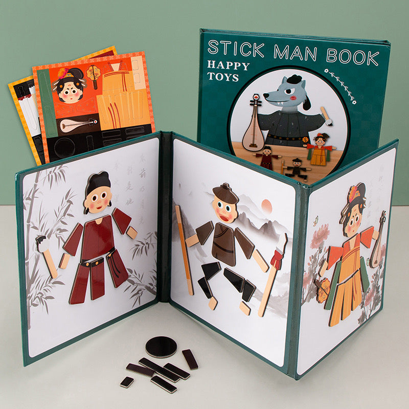 Magnetic Puzzle and Matching Book