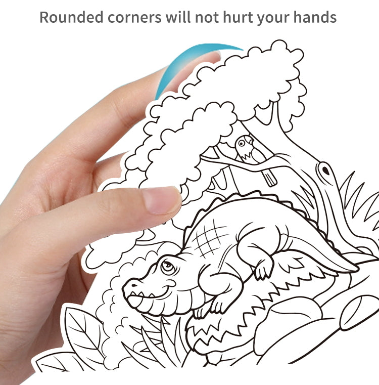 3D Art Coloring Scenes Activity