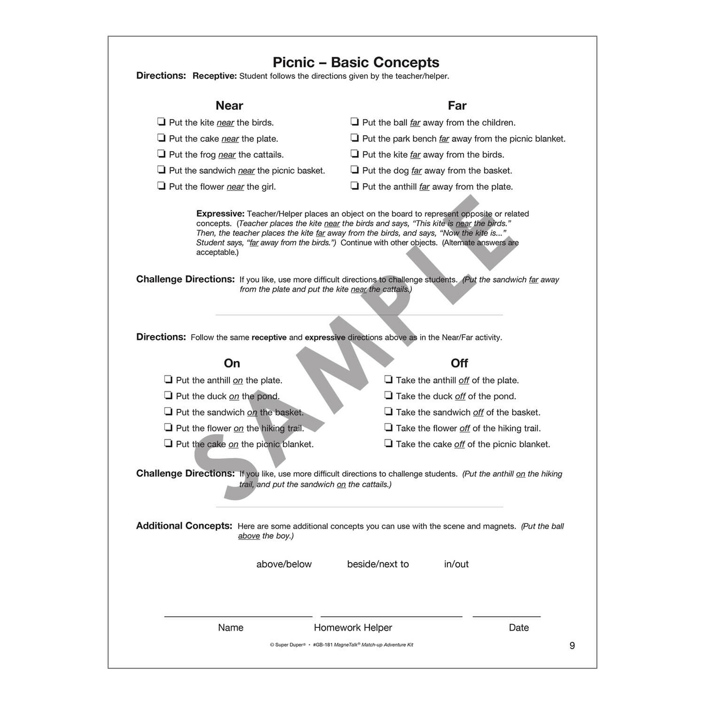 Magnetalk Match Up Adventure Kit with Barrier Game Board Stand