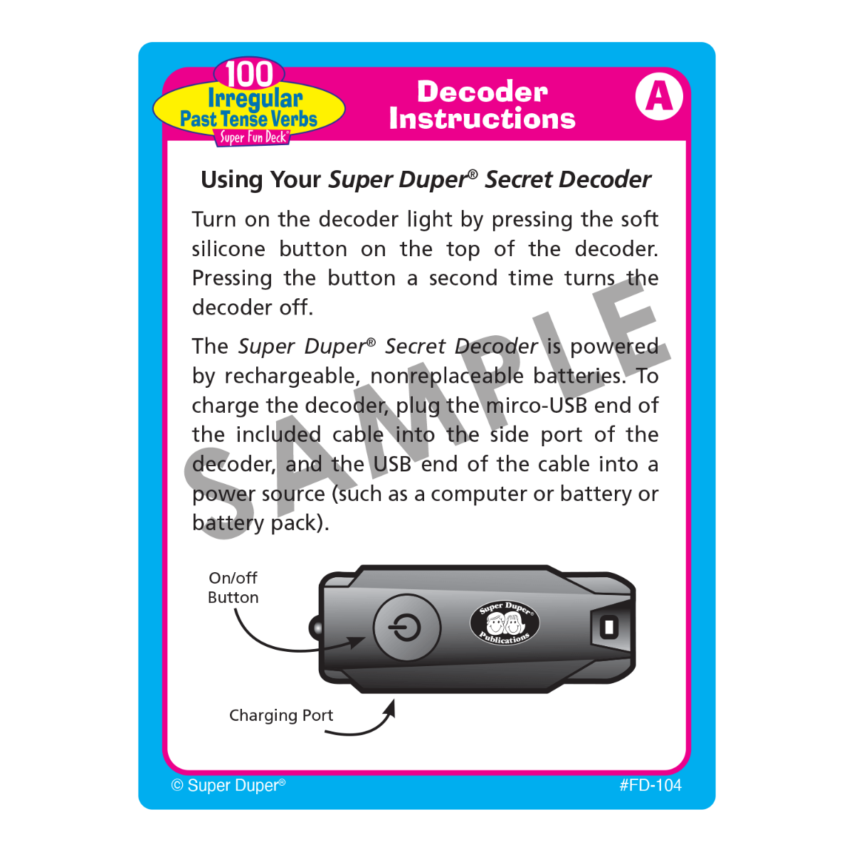 100 Irregular Past Tense Verbs Super Fun Deck