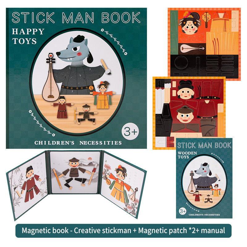 Magnetic Puzzle and Matching Book