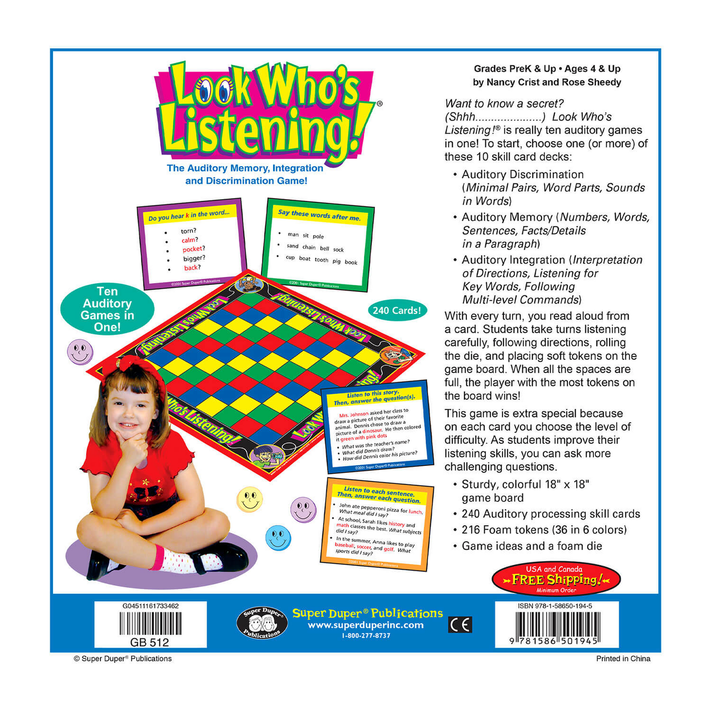 Look Who’s Listening Board Game