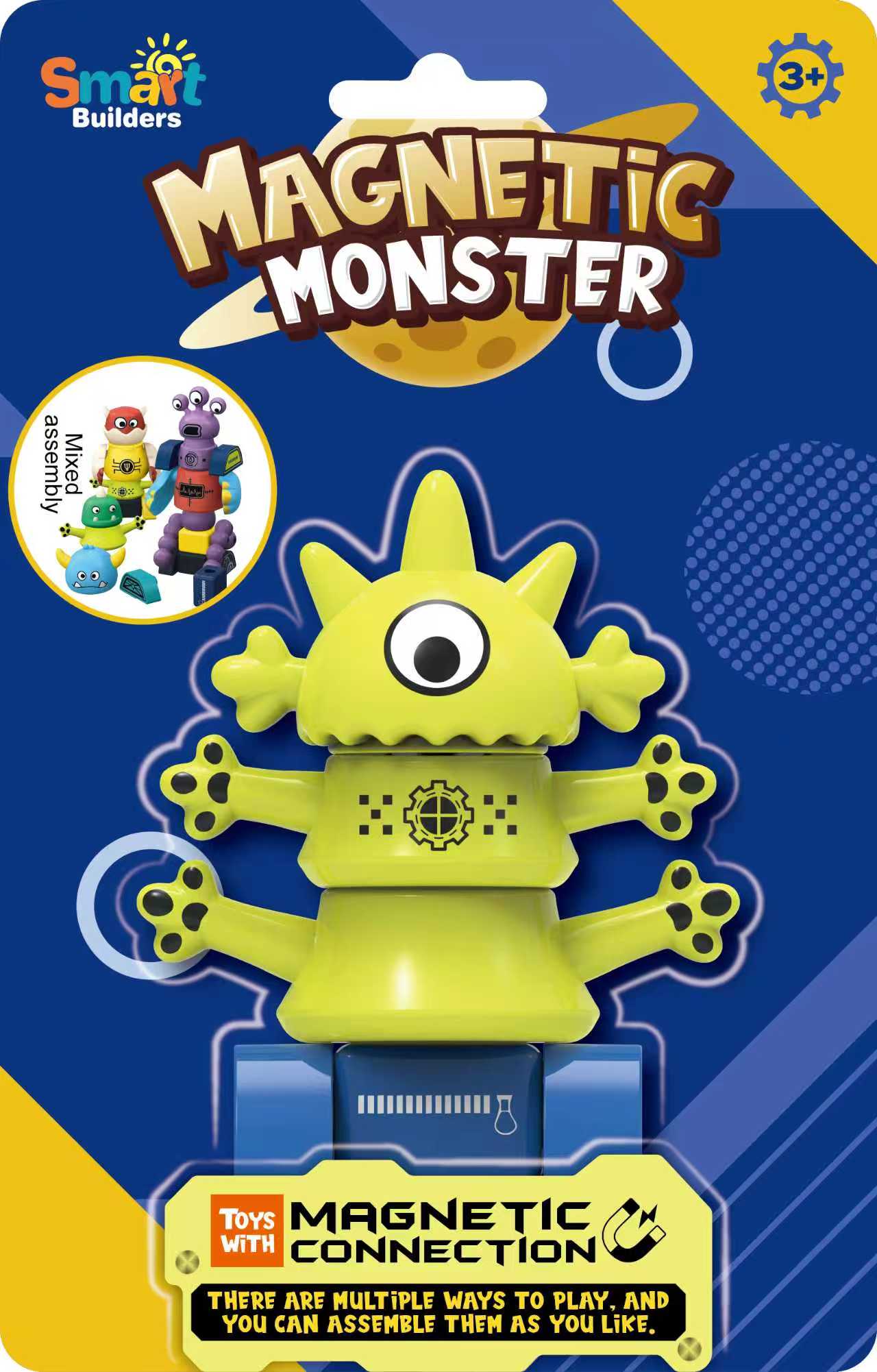 Magnetic Robot & Monster Builders – Collect & Create Series (15 Designs)
