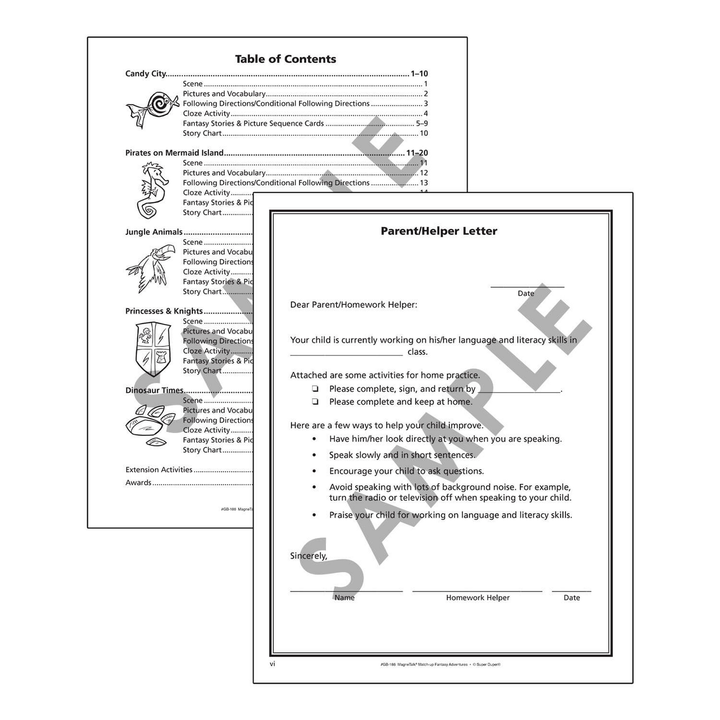 Magnetalk Match Up Fantasy Story Adventures with Barrier Game Board Stand