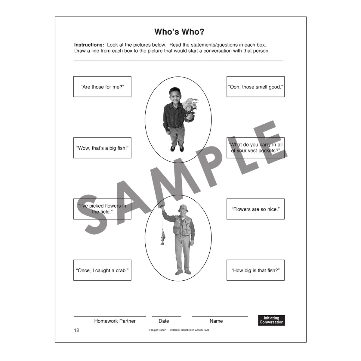 Ask and Answer Social Skills Games