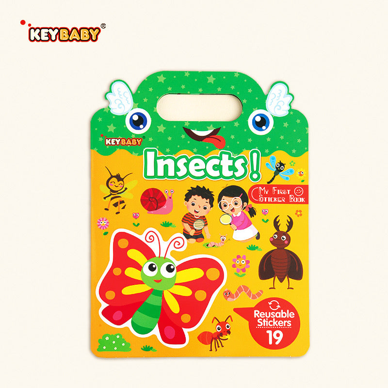 Jelly Sticker Book – Reusable, Fun & Educational (8 Designs)