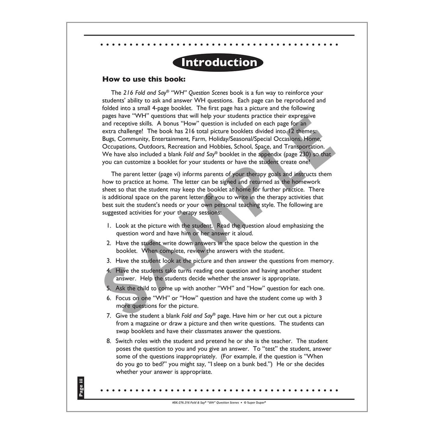 216 Fold & Say WH Question Scenes