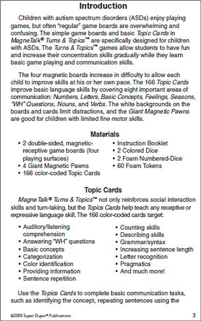 Magnetalk Turns and Topics
