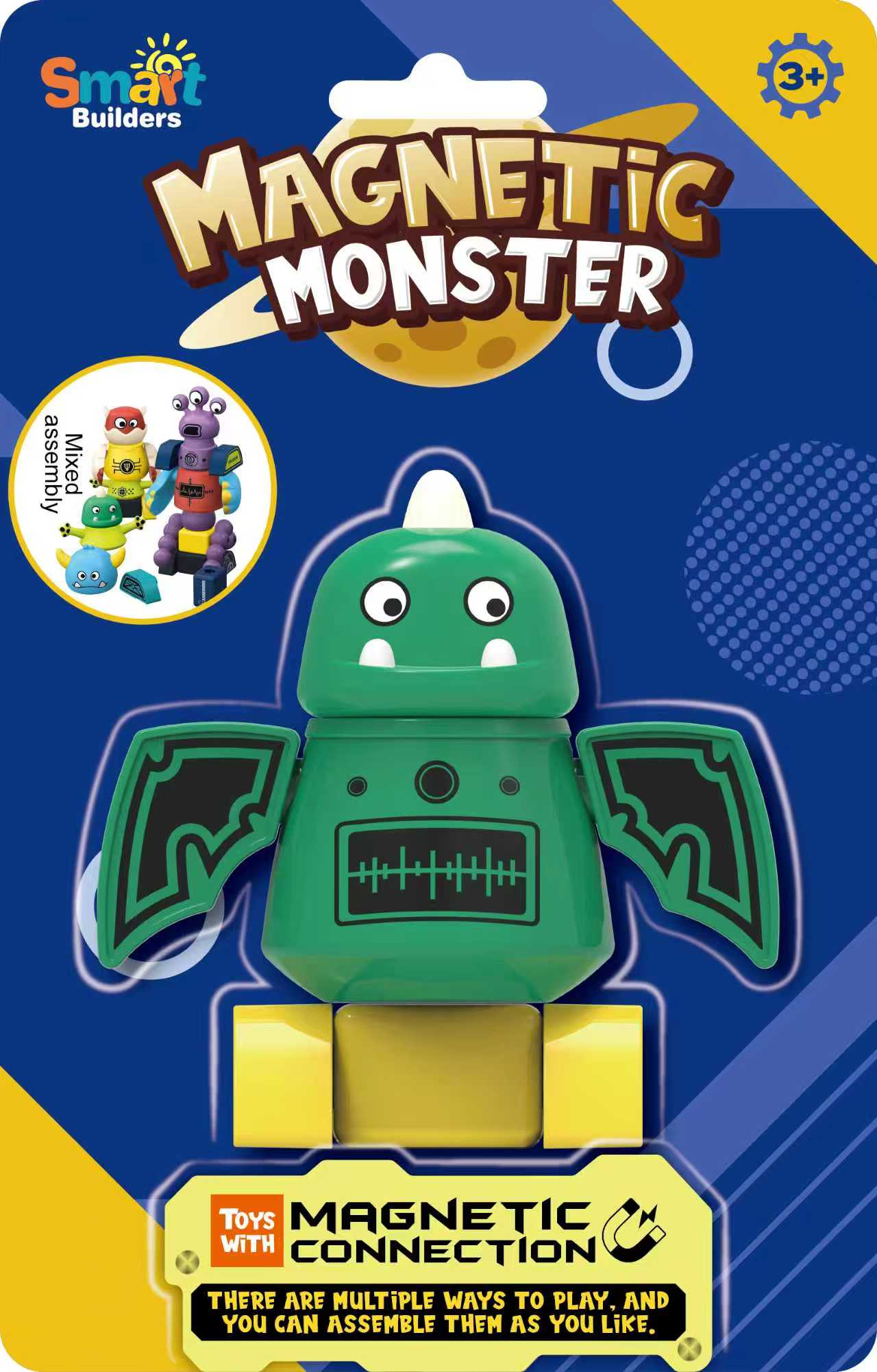 Magnetic Robot & Monster Builders – Collect & Create Series (15 Designs)