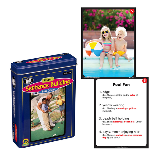 Photo Sentence Building Fun Deck