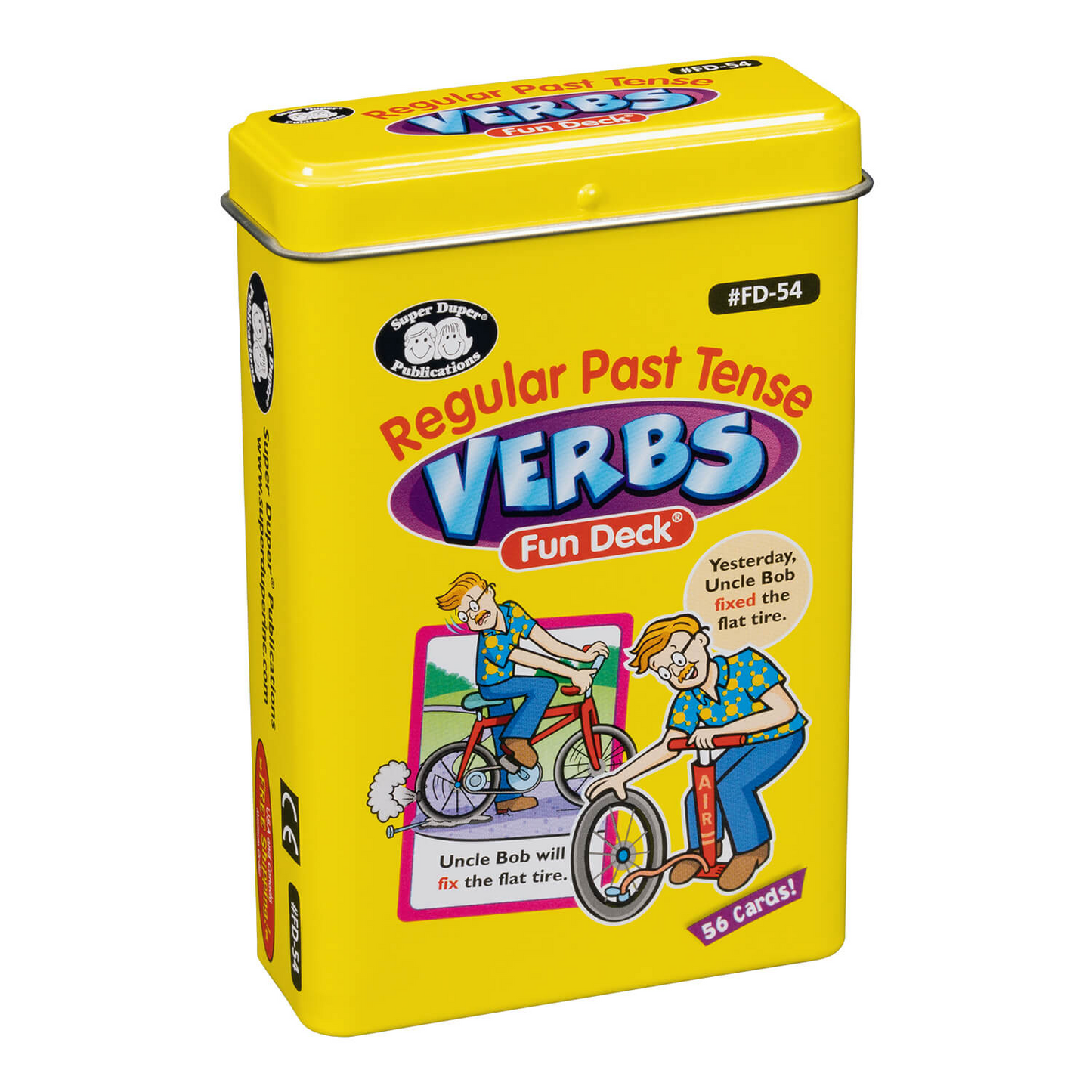 Regular Past Tense Verbs Fun Deck