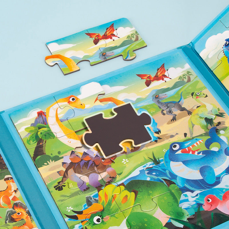 Magnetic Puzzle and Matching Book