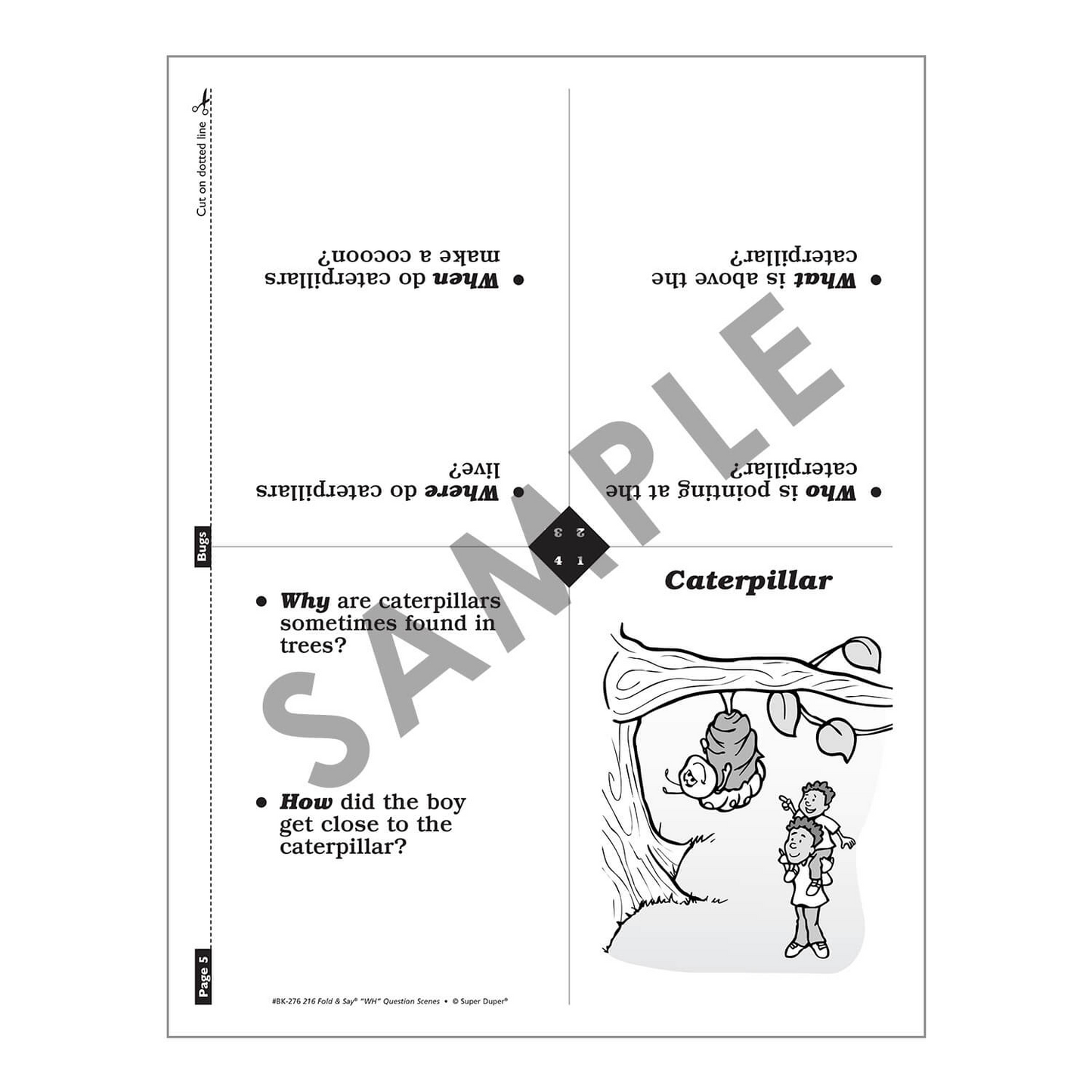216 Fold & Say WH Question Scenes