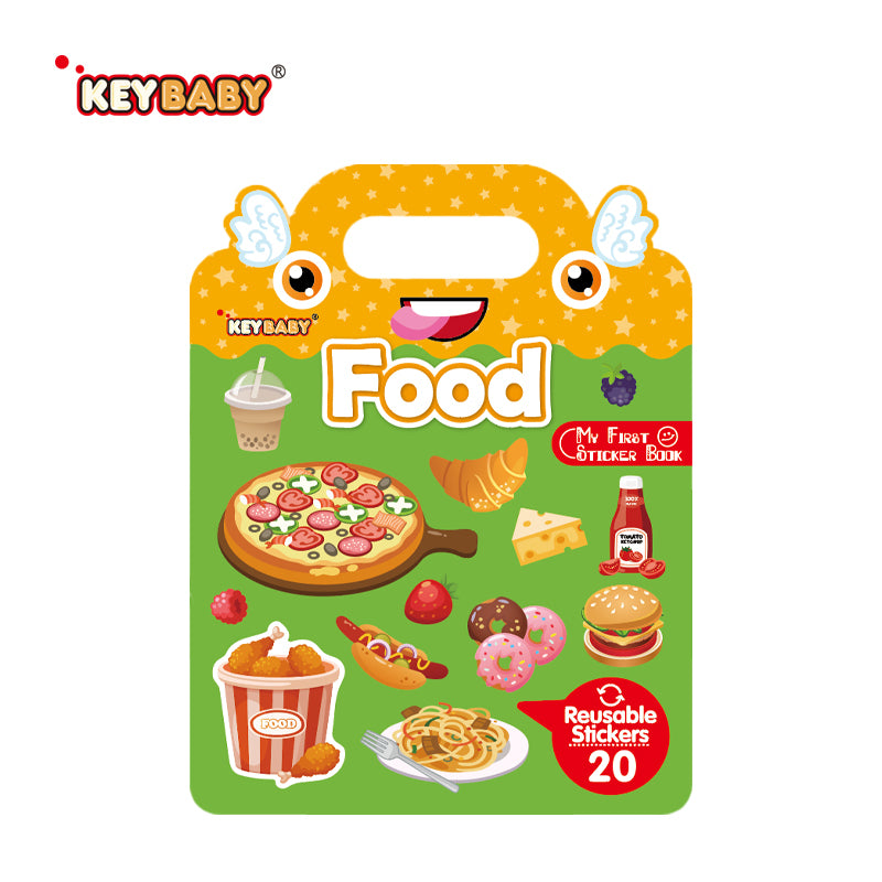 Jelly Sticker Book – Reusable, Fun & Educational (8 Designs)