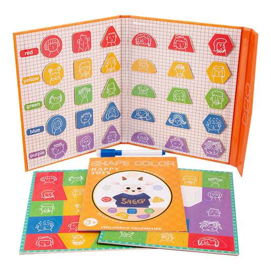 Shapes and Color Match Magnetic Book