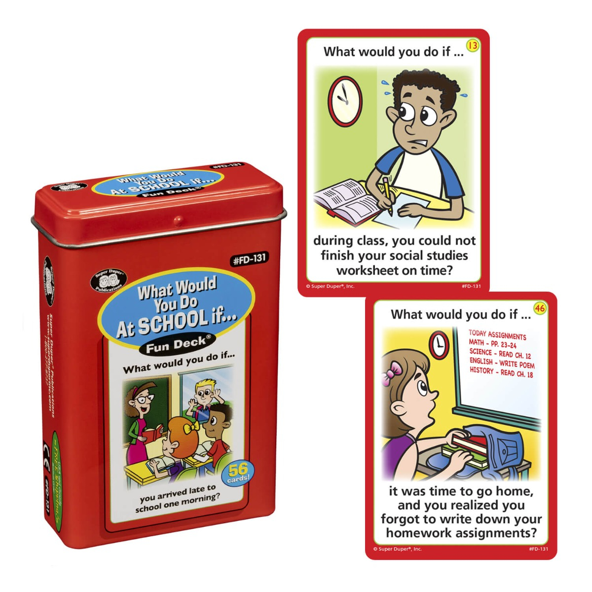 What Would You Do At School If… Fun Deck