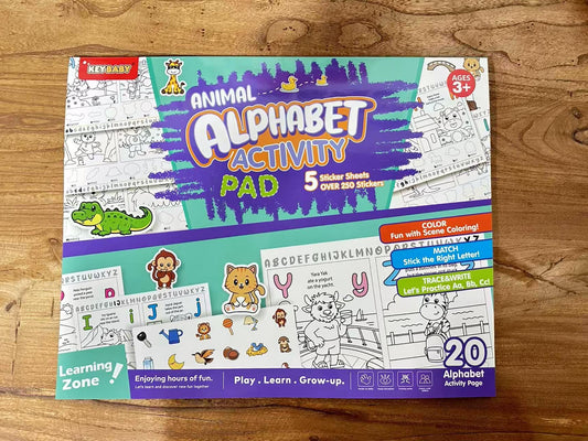 Keybaby Activity Pad – Numbers & Alphabet (Ages 3+)