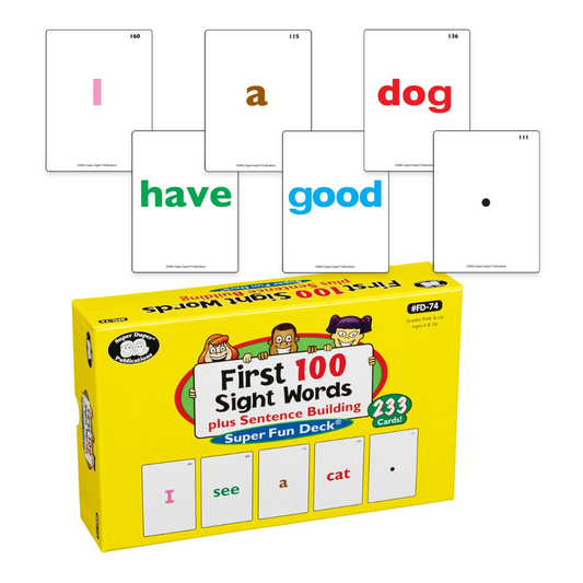 First 100 Sight Words Super Fun Deck