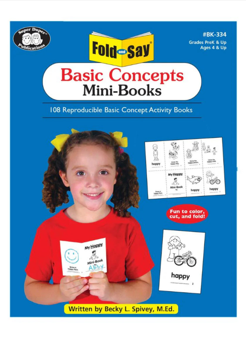 Fold and Say Basic Concepts Mini Book
